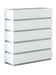 Marina White Bedroom Set - Gate Furniture