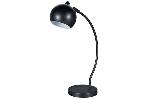 Marinel Black Desk Lamp - L206002 - Gate Furniture