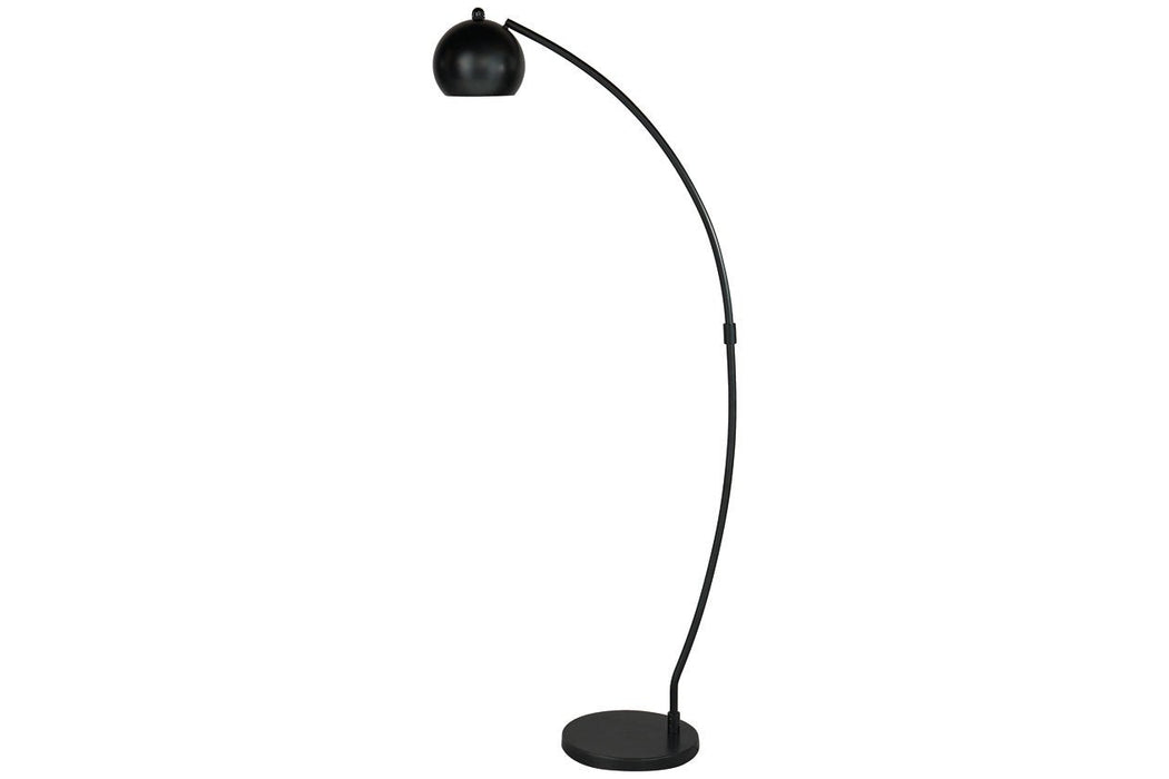 Marinel Black Floor Lamp - L206001 - Gate Furniture
