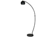 Marinel Black Floor Lamp - L206001 - Gate Furniture