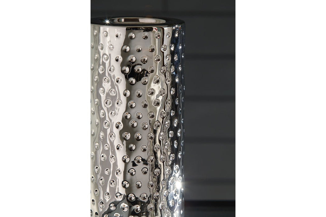 Marisa Silver Finish Candle Holder (Set of 3) - A2000460 - Gate Furniture