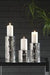 Marisa Silver Finish Candle Holder (Set of 3) - A2000460 - Gate Furniture