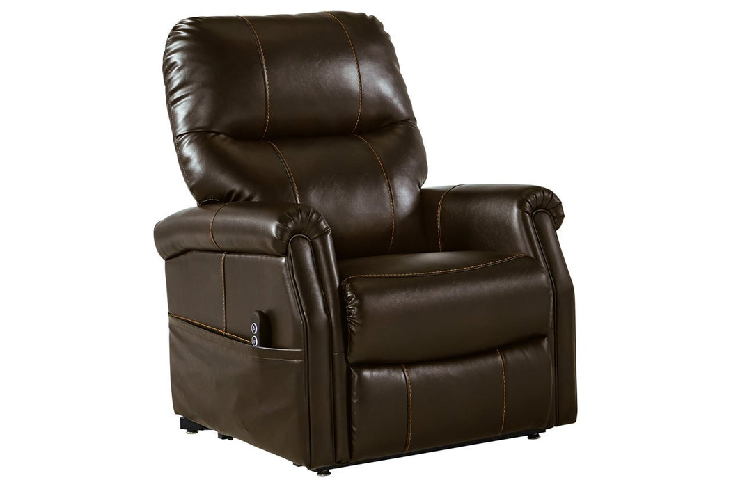 Markridge Chocolate Power Lift Recliner - 3500312 - Gate Furniture