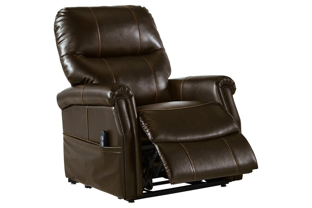 Markridge Chocolate Power Lift Recliner - 3500312 - Gate Furniture