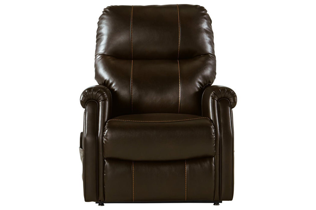 Markridge Chocolate Power Lift Recliner - 3500312 - Gate Furniture