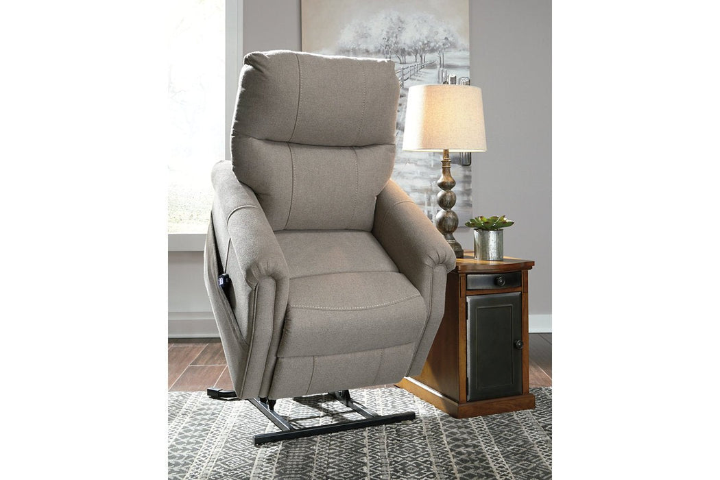 Markridge Gray Power Lift Recliner - 3500212 - Gate Furniture