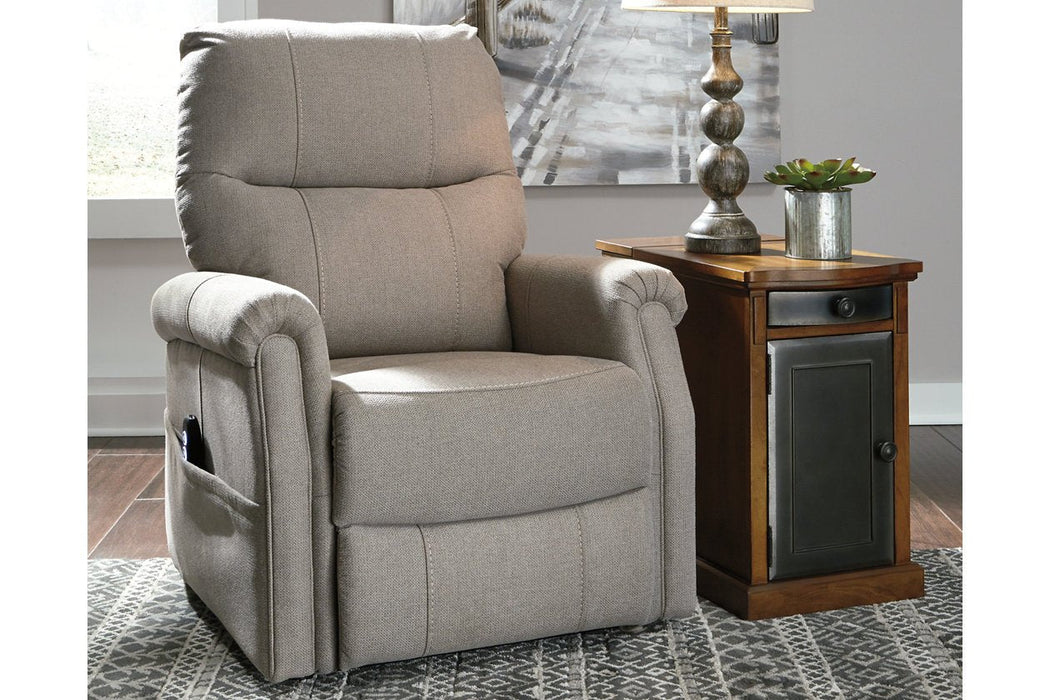 Markridge Gray Power Lift Recliner - 3500212 - Gate Furniture
