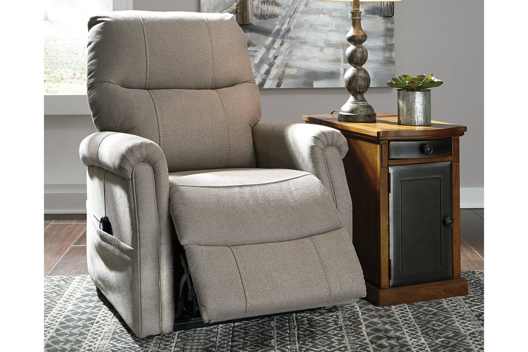 Markridge Gray Power Lift Recliner - 3500212 - Gate Furniture