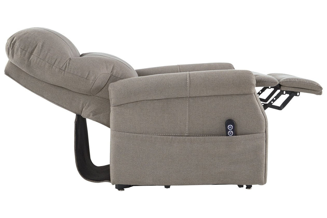 Markridge Gray Power Lift Recliner - 3500212 - Gate Furniture