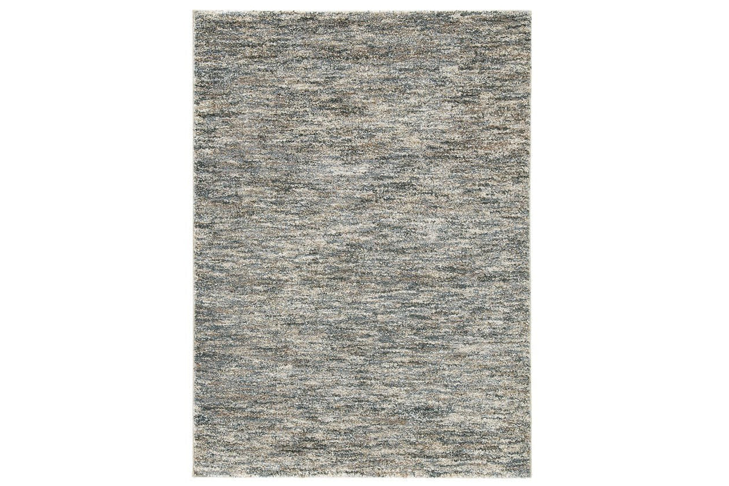 Marnin Tan/Blue/Cream 5' x 7' Rug - R404122 - Gate Furniture
