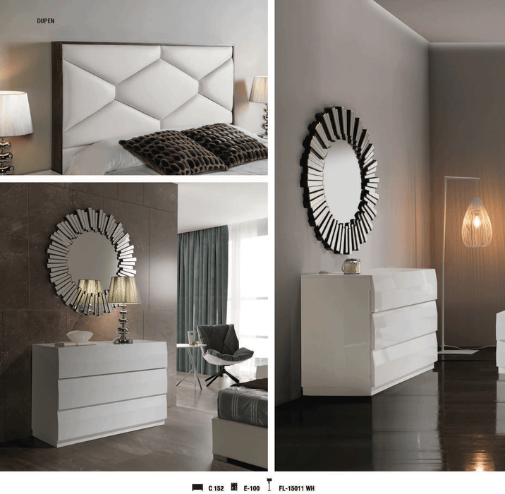 Martina Bedroom Storage White, M152, C152, E100 Set - Gate Furniture