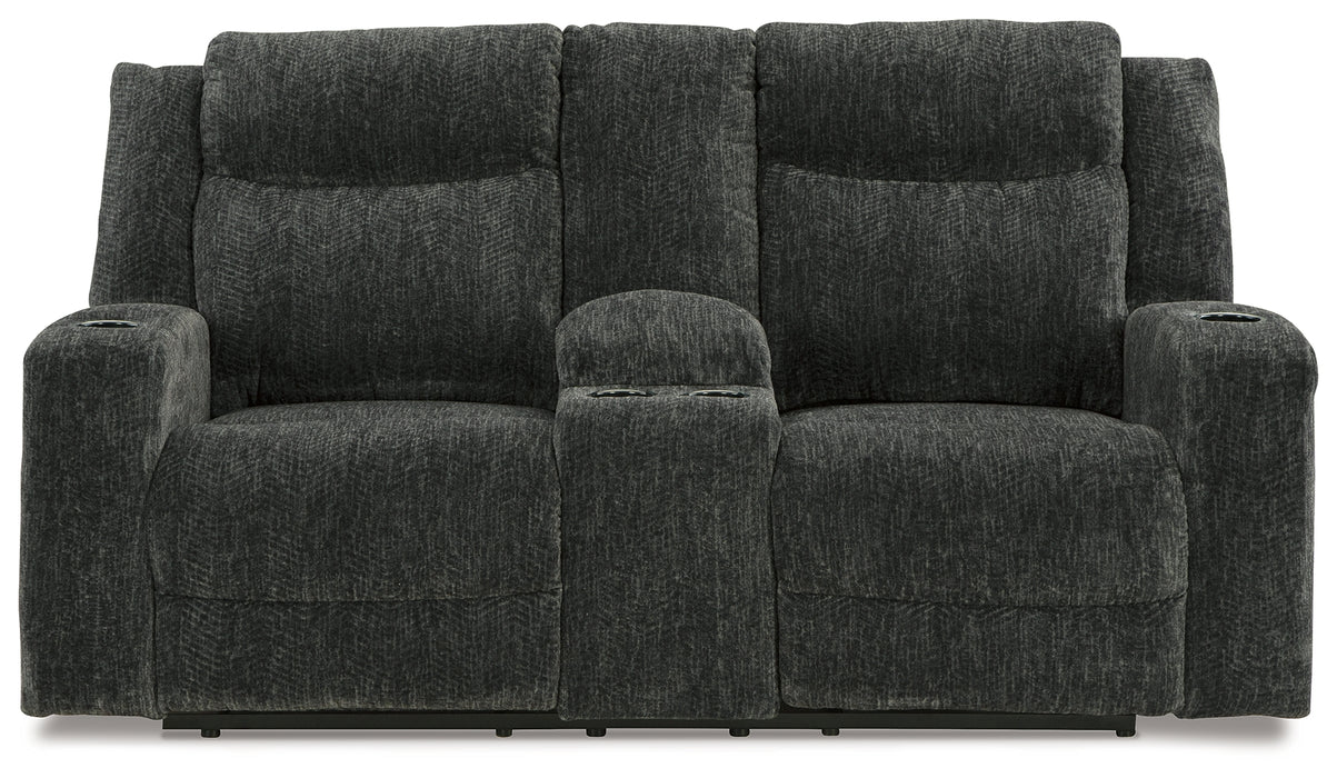 Martinglenn Power Reclining Loveseat with Console - 4650496