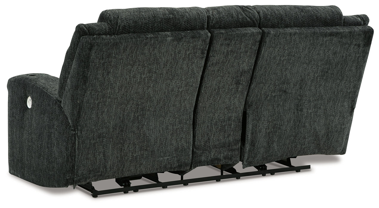 Martinglenn Power Reclining Loveseat with Console - 4650496