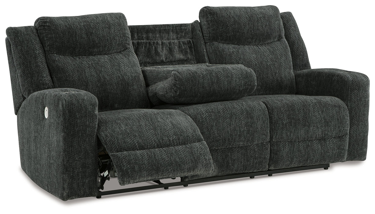 Martinglenn Power Reclining Sofa with Drop Down Table - 4650499