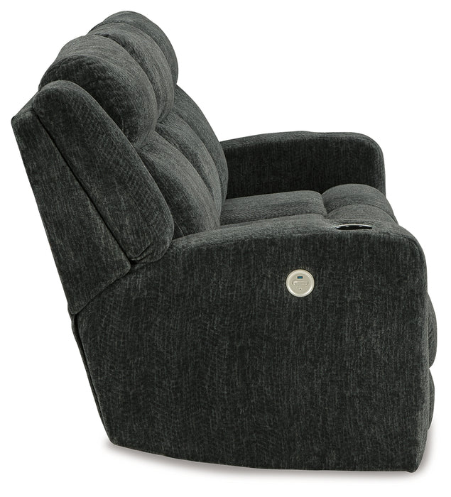 Martinglenn Power Reclining Sofa with Drop Down Table - 4650499
