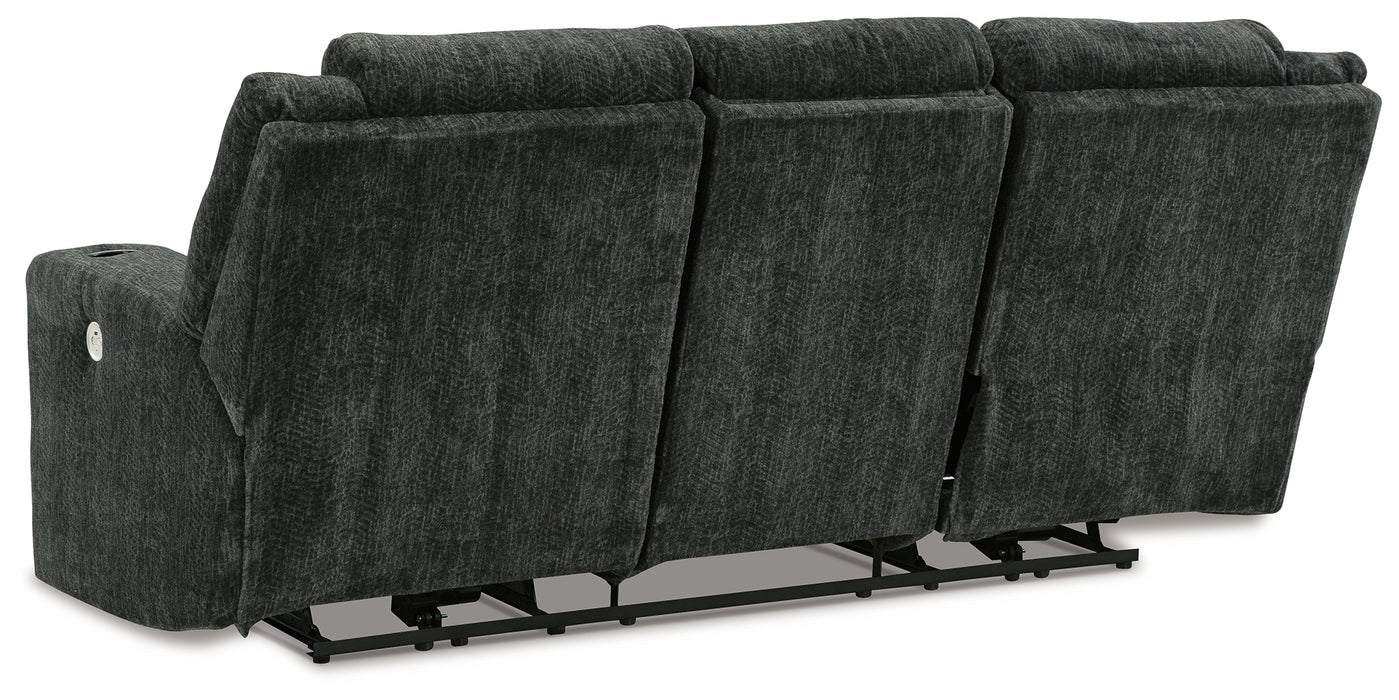Martinglenn Power Reclining Sofa with Drop Down Table - 4650499