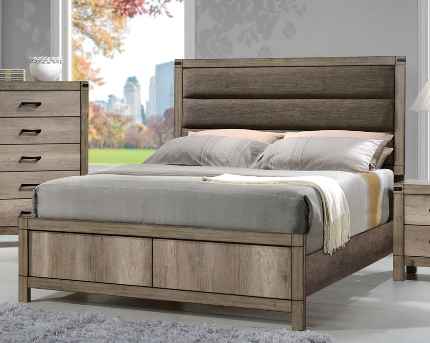 Matteo Light Brown Panel Bedroom Set - Gate Furniture