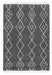Maysel Charcoal/White 7'10" x 9'10" Rug - R404611 - Gate Furniture