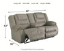 McCade Cobblestone Reclining Living Room Set - Gate Furniture