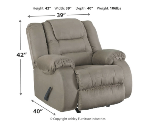 McCade Cobblestone Reclining Living Room Set - Gate Furniture