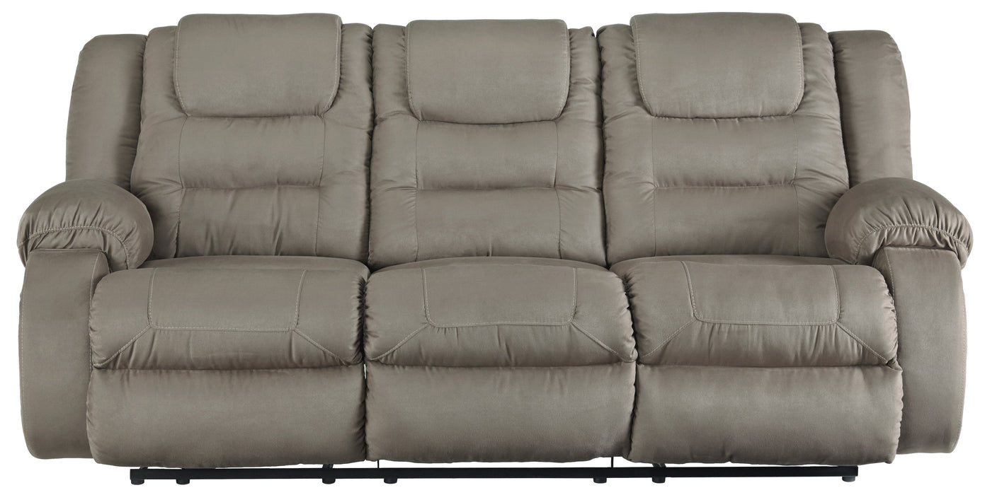 McCade Cobblestone Reclining Living Room Set - Gate Furniture