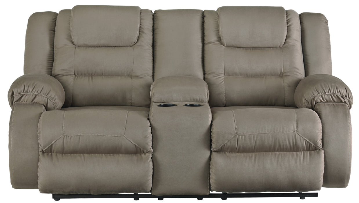 McCade Cobblestone Reclining Living Room Set - Gate Furniture