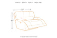 McCaskill Gray Oversized Recliner - U6090052 - Gate Furniture