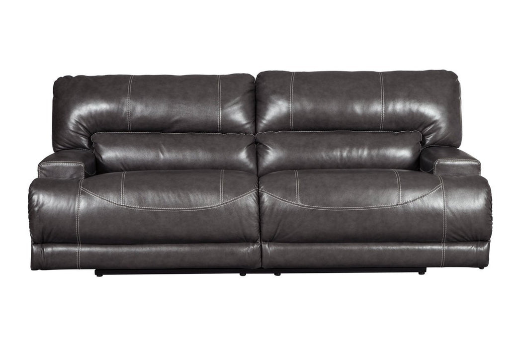 McCaskill Gray Power Reclining Sofa - U6090047 - Gate Furniture