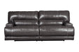 McCaskill Gray Power Reclining Sofa - U6090047 - Gate Furniture