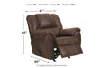 McGann Walnut Recliner - 1030125 - Gate Furniture