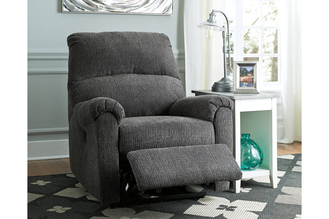 McTeer Charcoal Power Recliner - 7591006 - Gate Furniture