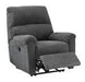 McTeer Charcoal Power Recliner - 7591006 - Gate Furniture
