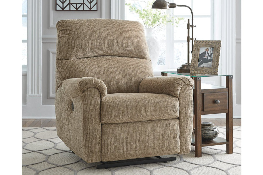McTeer Mocha Power Recliner - 7590906 - Gate Furniture