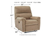 McTeer Mocha Power Recliner - 7590906 - Gate Furniture