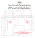 Megginson Storm LAF Sectional - Gate Furniture