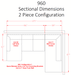 Megginson Storm RAF Sectional - Gate Furniture