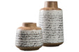 Meghan Tan/Black Vase (Set of 2) - A2000127 - Gate Furniture