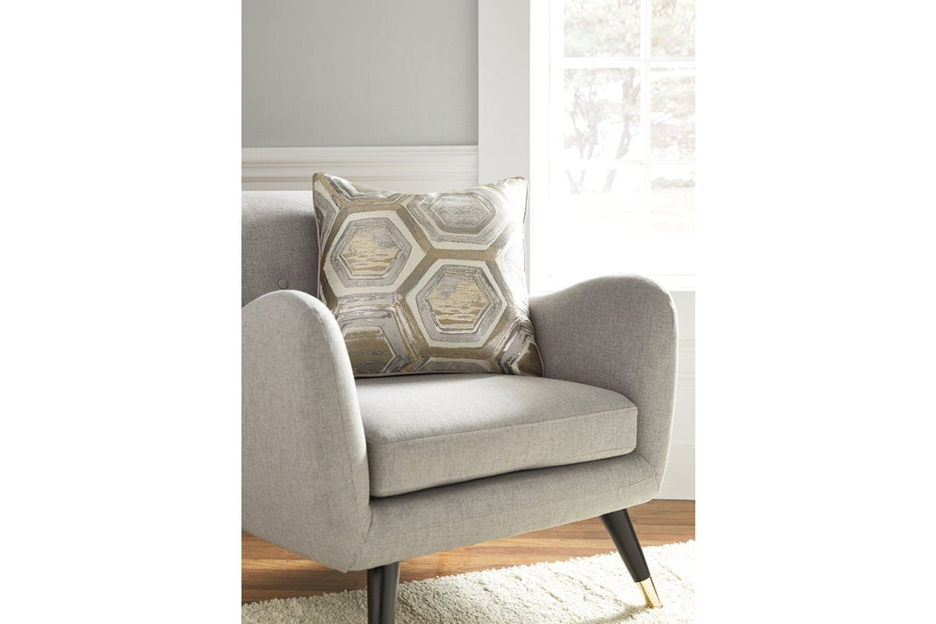 Meiling Metallic Pillow (Set of 4) - A1000480 - Gate Furniture
