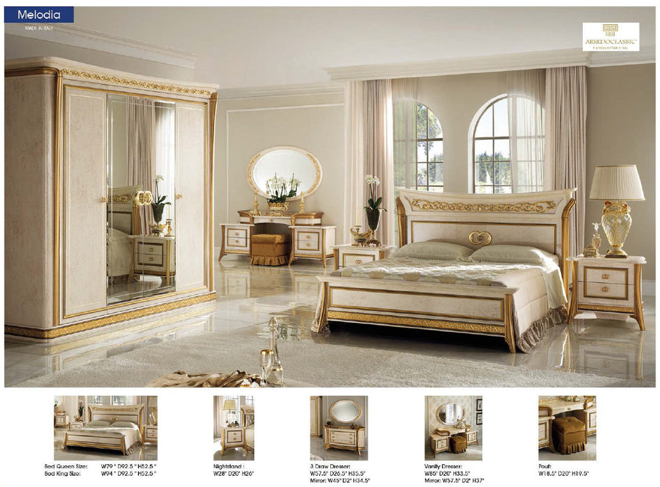 Melodia Night Bedroom Set - Gate Furniture