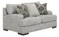 Mercado Pewter Loveseat - 8460435 - Gate Furniture