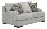 Mercado Pewter Loveseat - 8460435 - Gate Furniture