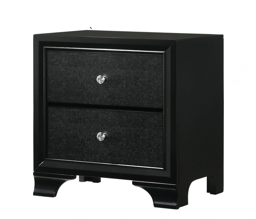 Micah Black LED Panel Bedroom Set - Gate Furniture