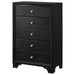 Micah Black LED Panel Bedroom Set - Gate Furniture