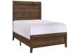 Millie Cherry Brown Twin Panel Bed - B9250-T-BED - Gate Furniture