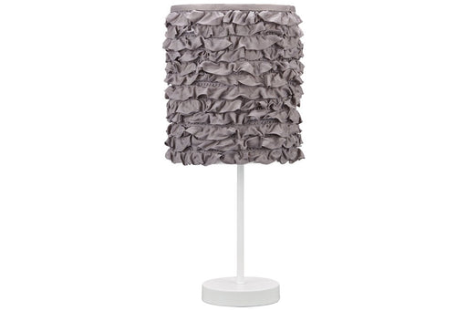Mirette Gray/White Table Lamp - L857824 - Gate Furniture