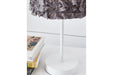 Mirette Gray/White Table Lamp - L857824 - Gate Furniture