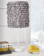 Mirette Gray/White Table Lamp - L857824 - Gate Furniture