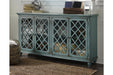 Mirimyn Antique Teal Accent Cabinet - T505-762 - Gate Furniture