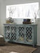 Mirimyn Antique Teal Accent Cabinet - T505-762 - Gate Furniture