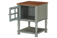 Mirimyn Gray/Brown Accent Cabinet - A4000382 - Gate Furniture